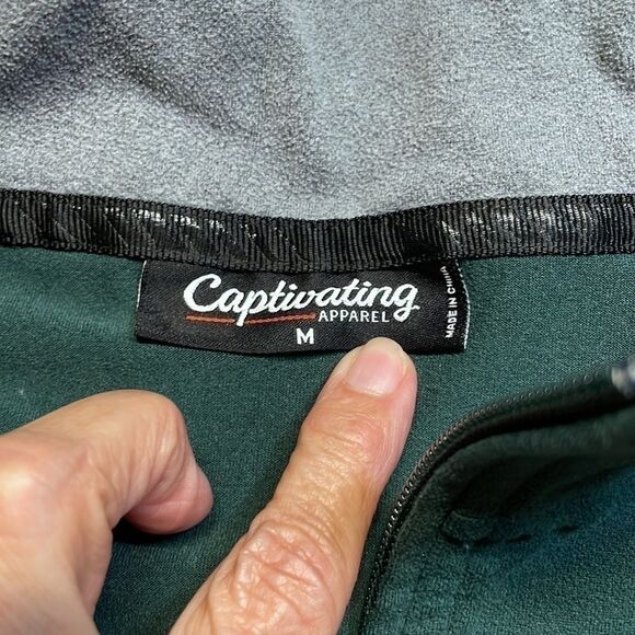 Captivating Apparel men’s three-quarter zip Michigan State Spartans. Size M - Picture 4 of 11